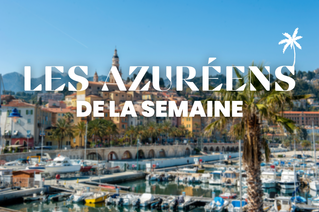 Photo du port de Nice avec inscription "Les Azuréens de la semaine"