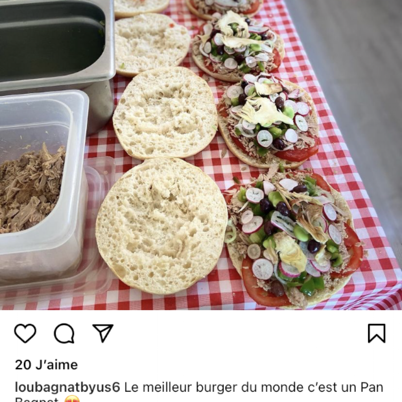 Le vrai Pan Bagnat Niçois