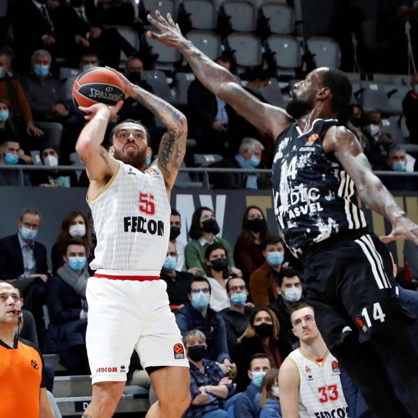 Monaco prend sa revanche sur l’Asvel et se relance en Euroligue