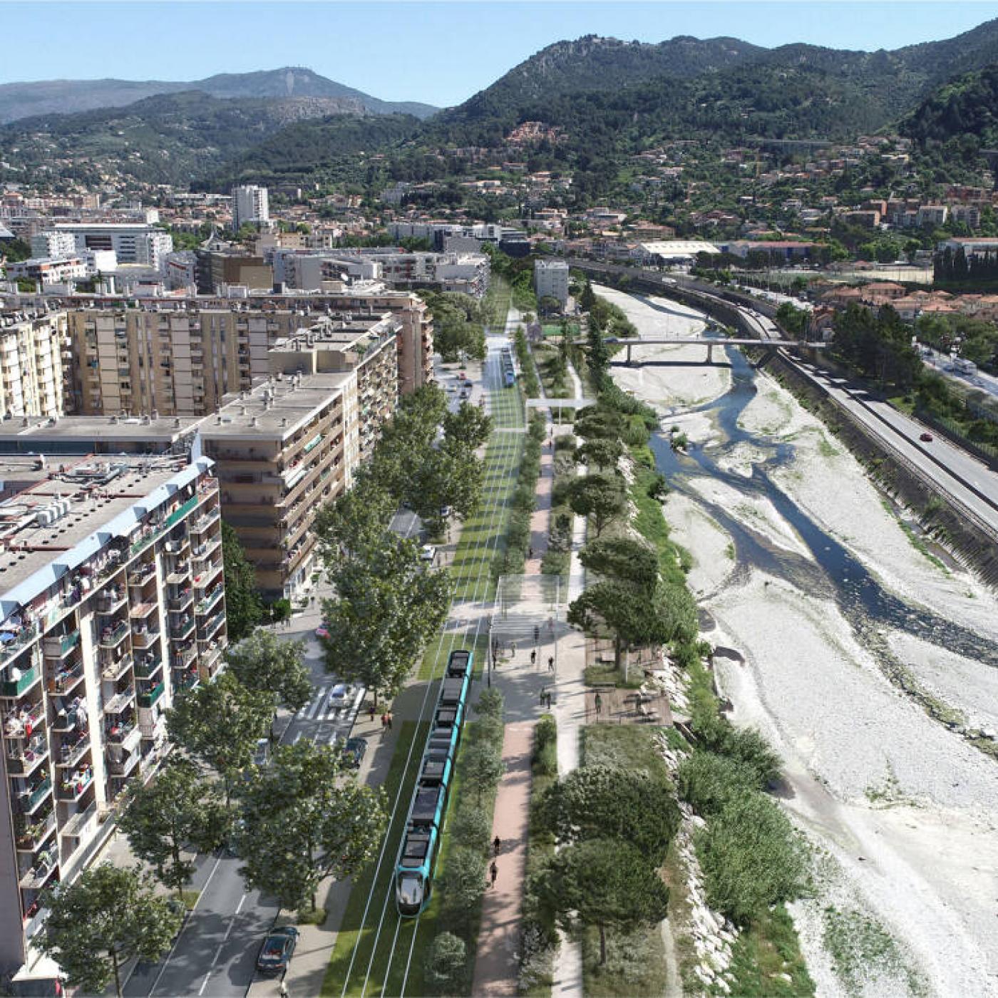 Découvrez le tracé de la ligne 5 du tramway qui doit relier Nice à la vallée du Paillon