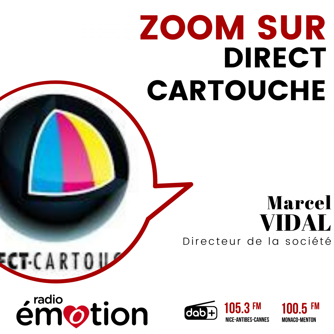 ZOOM SUR DIRECT CARTOUCHE