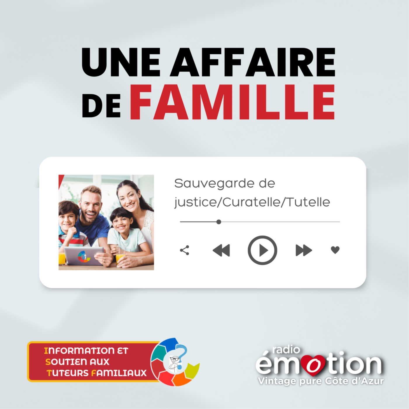 Sauvegarde de justice/Curatelle/Tutelle