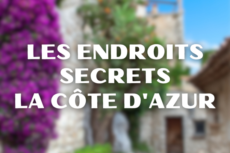 Les endroits secrets de la côte d'azur visuel