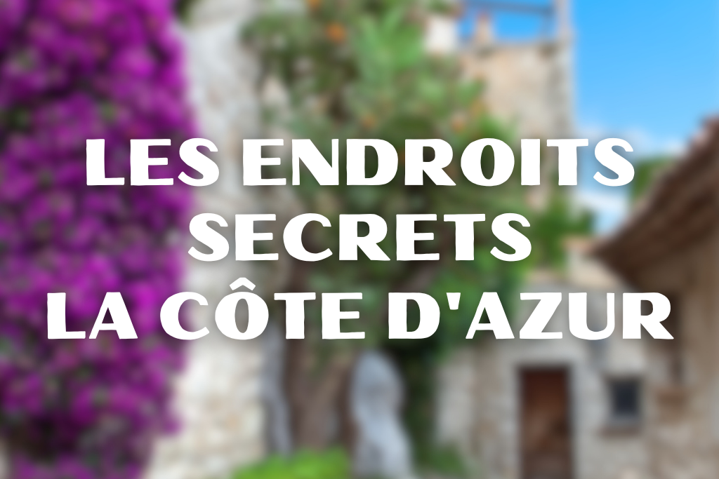 Les endroits secrets de la côte d'azur visuel